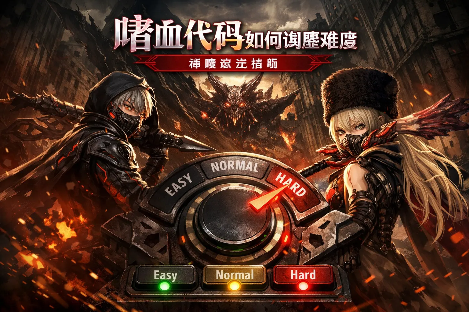 噬血代码如何调整难度