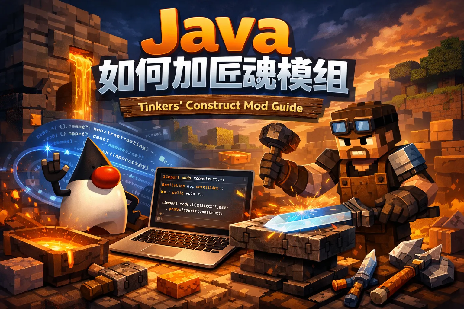 java如何加匠魂模组