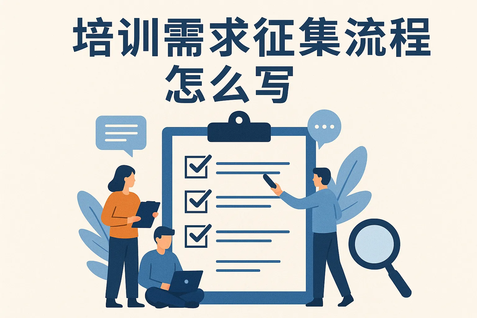 培训需求征集流程怎么写