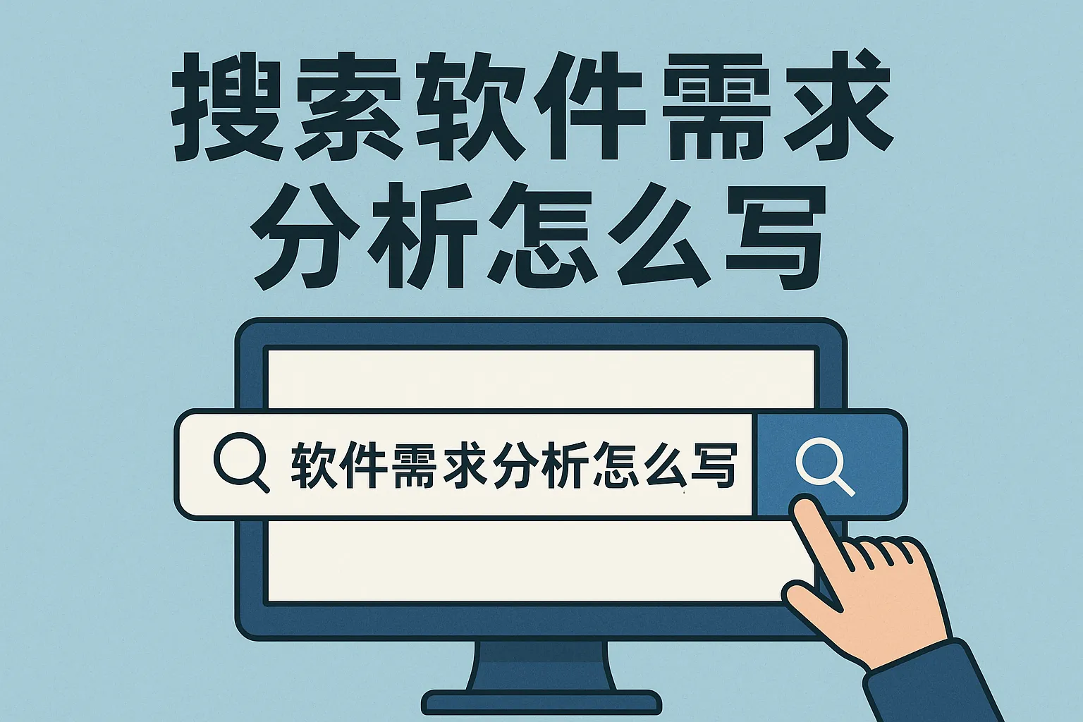 搜索软件需求分析怎么写