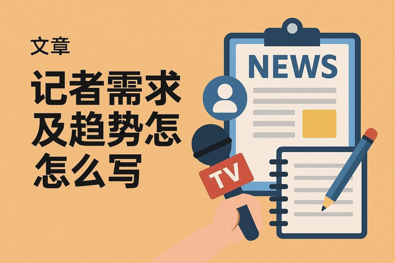记者需求及趋势怎么写