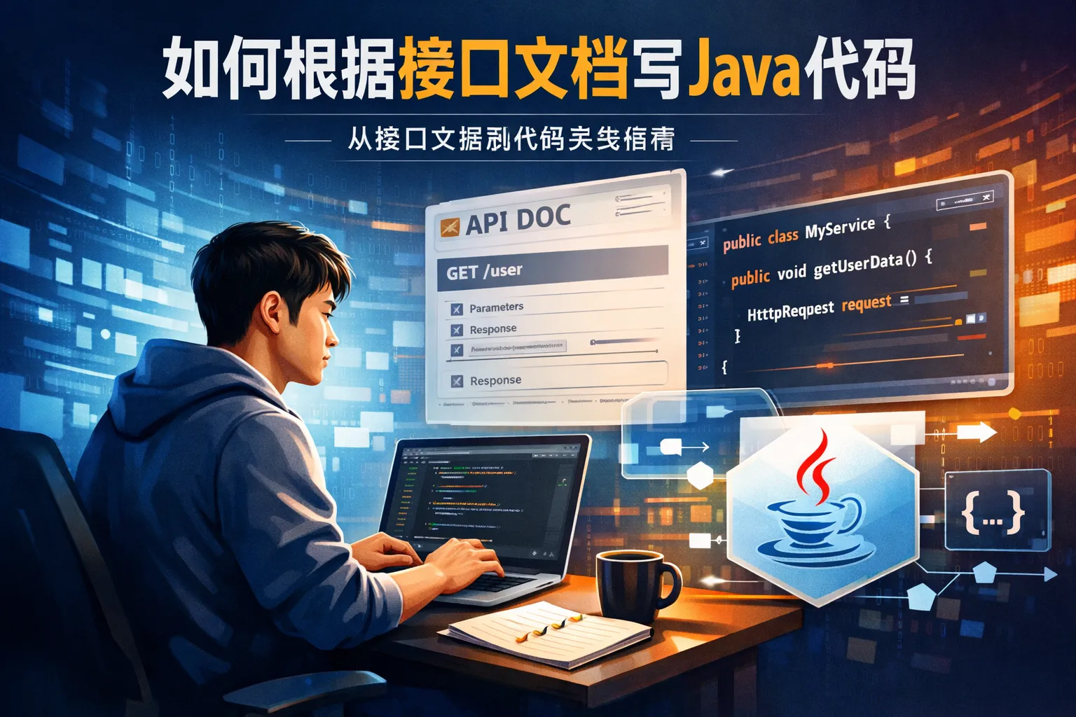 如何根据接口文档写java代码