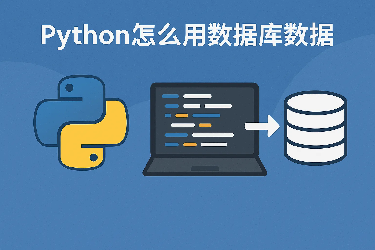 python怎么用数据库数据
