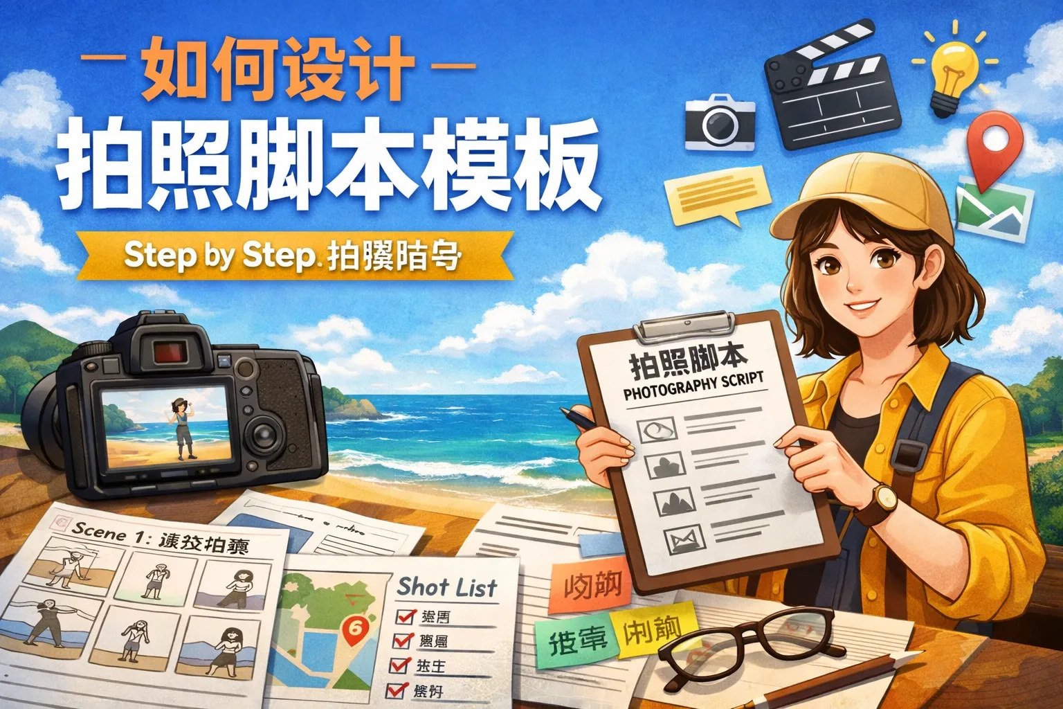 如何设计拍照脚本模板