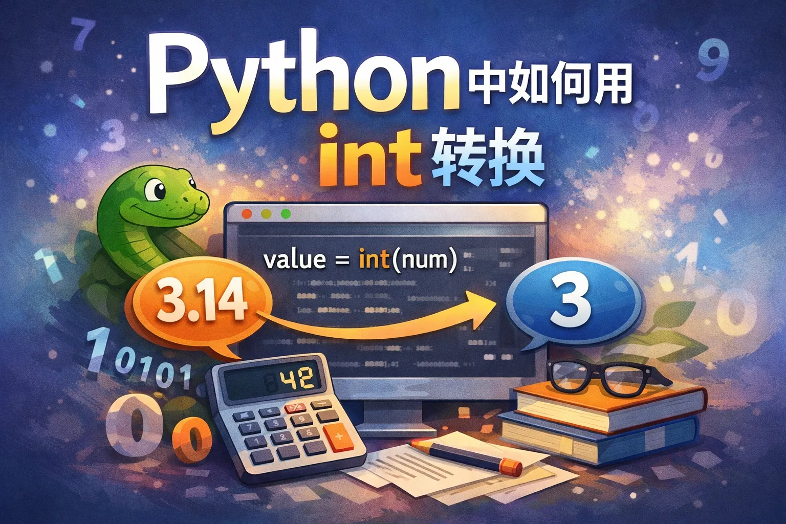 python中如何用int转换