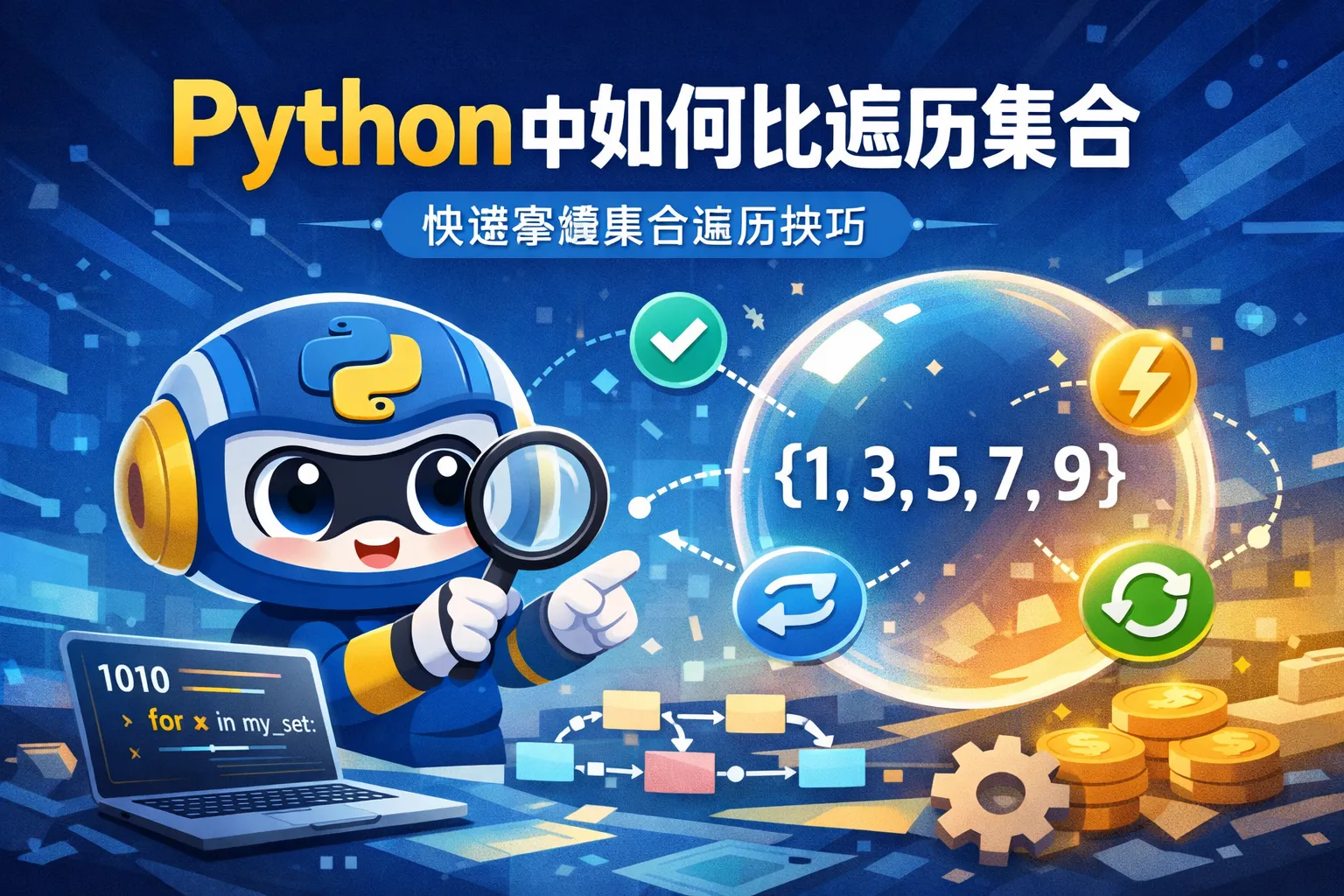 python中如何比遍历集合