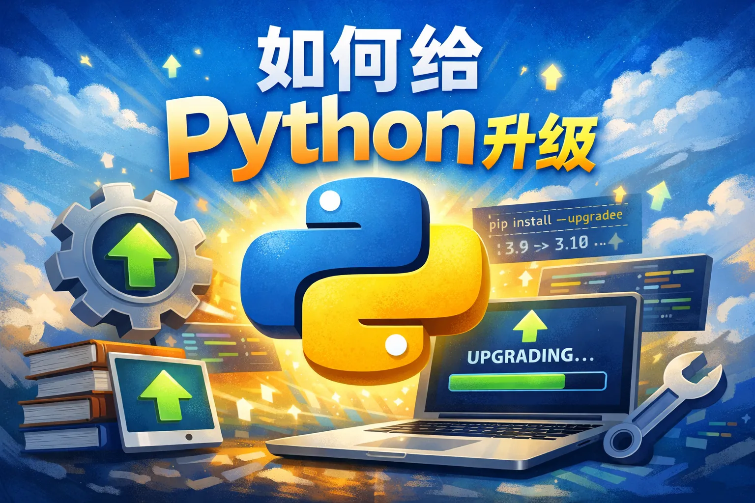 如何给python升级