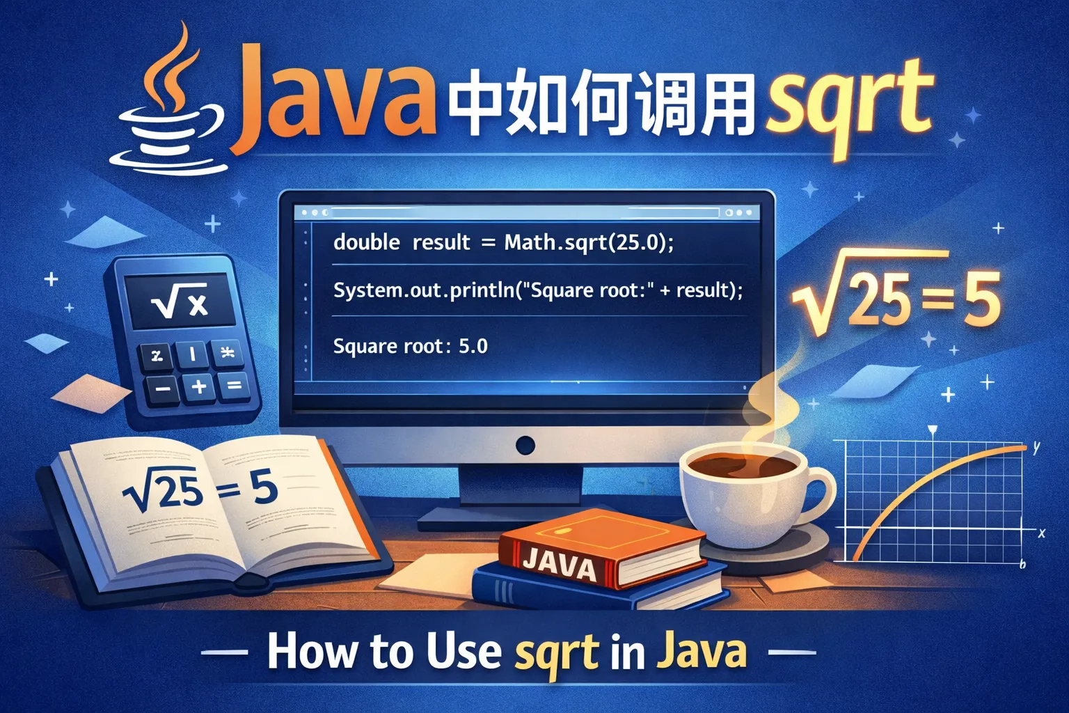java中如何调用sqrt