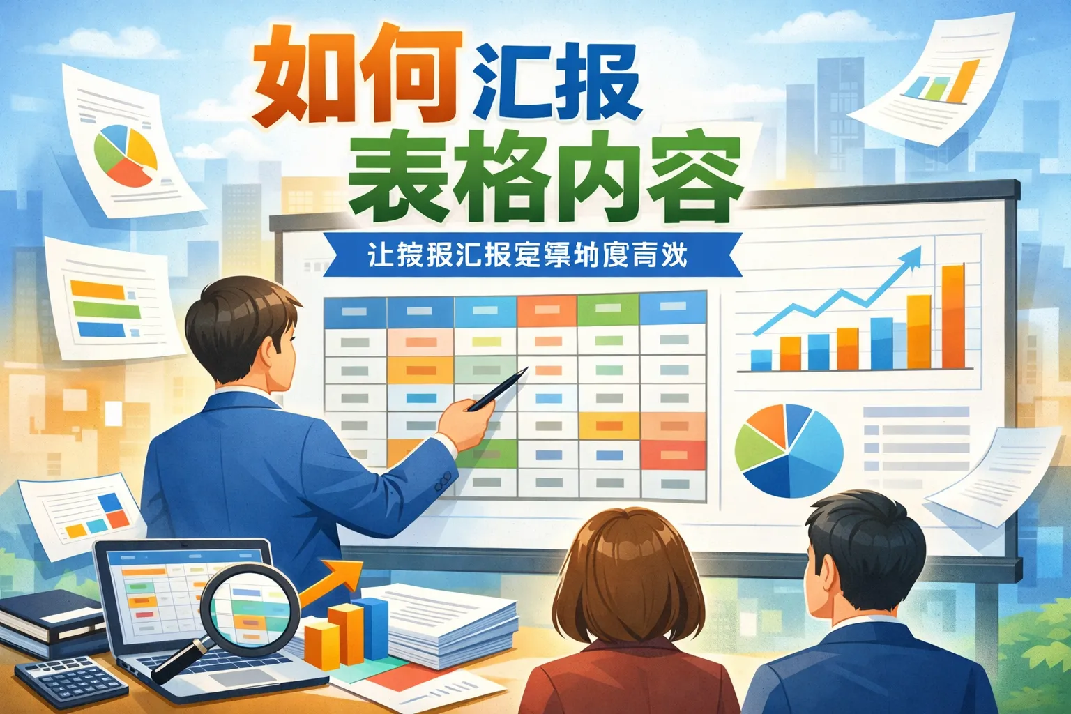 如何汇报表格内容