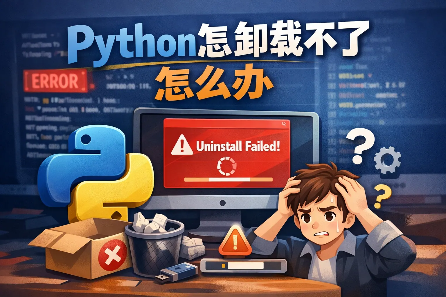 Python怎么卸载不了怎么