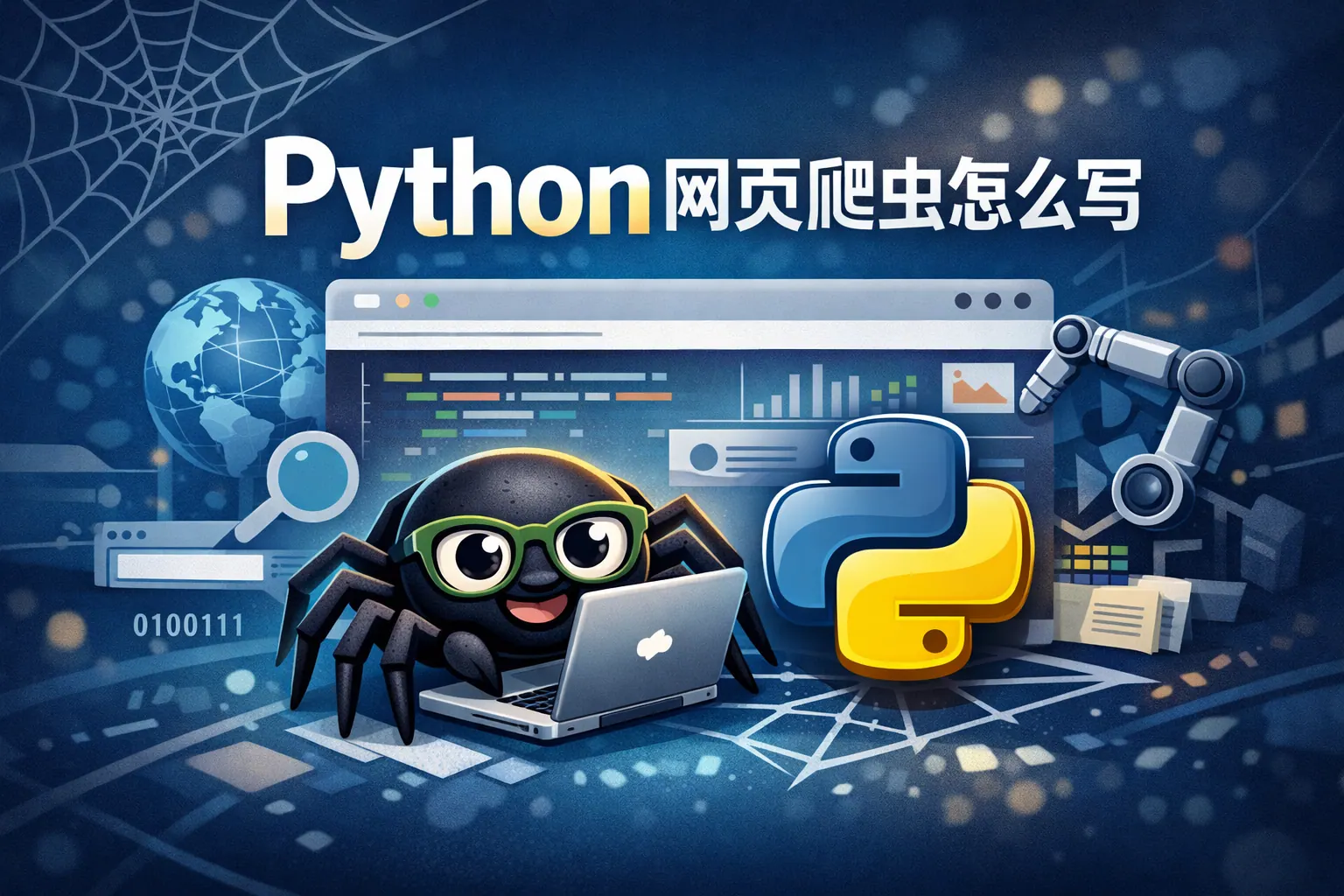 python网页爬虫怎么写