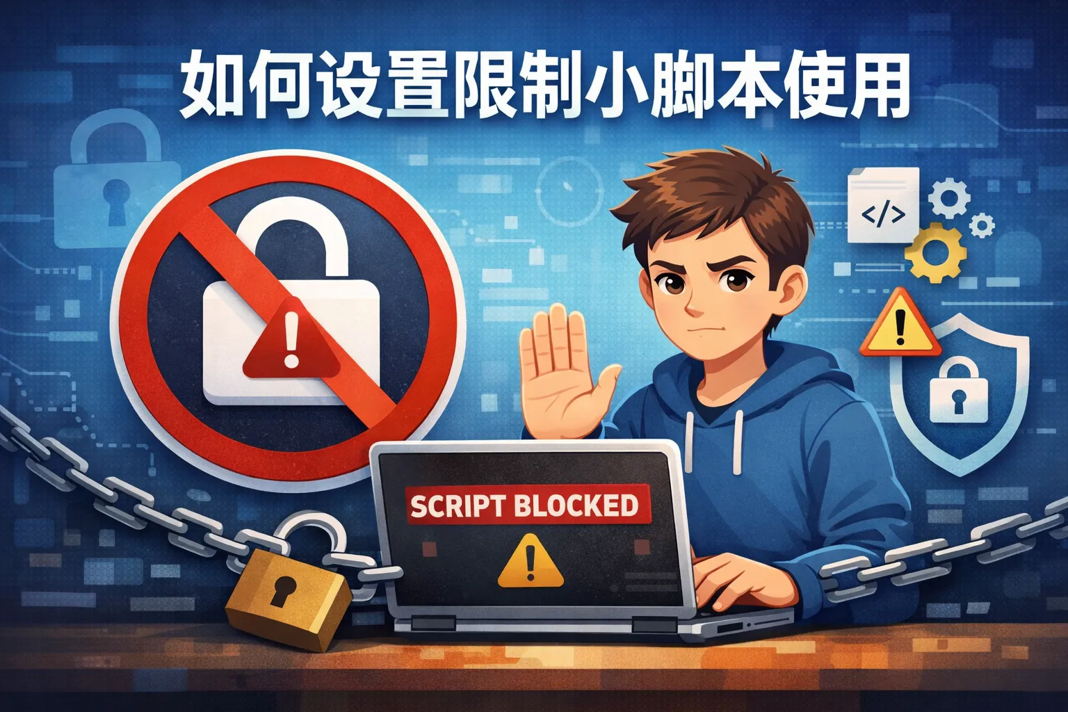 如何设置限制小脚本使用