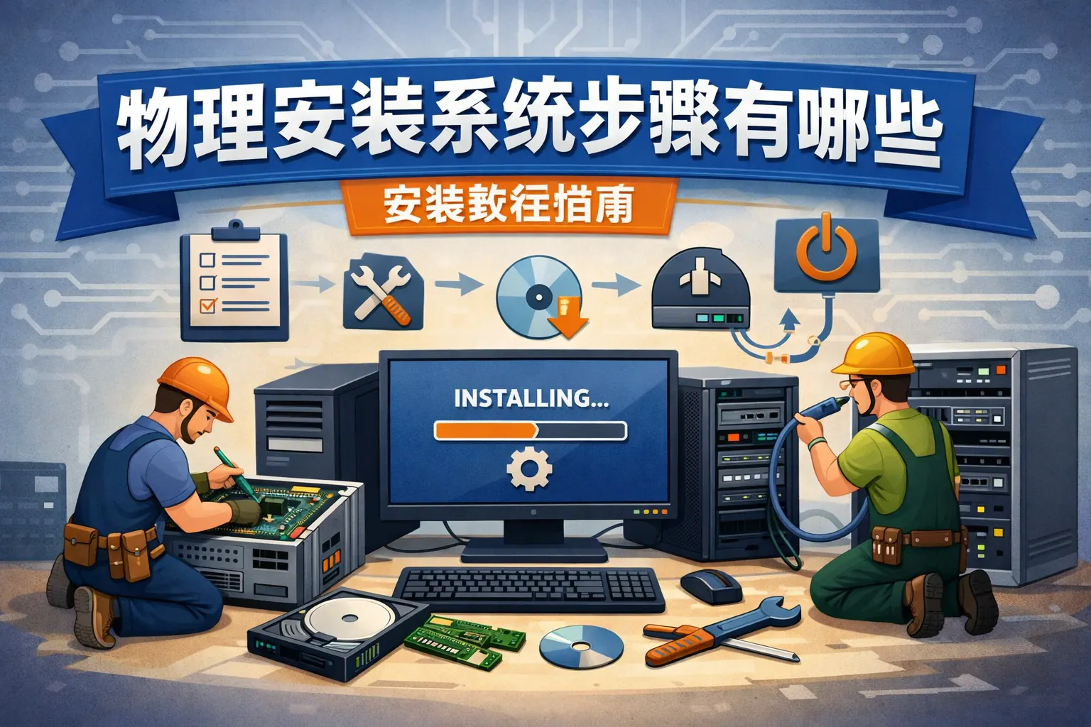 物理安装系统步骤有哪些