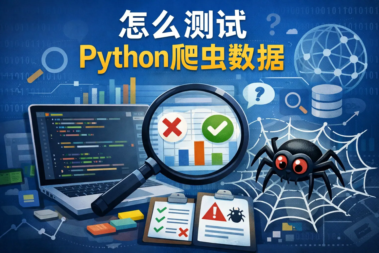 怎么测试python爬虫数据