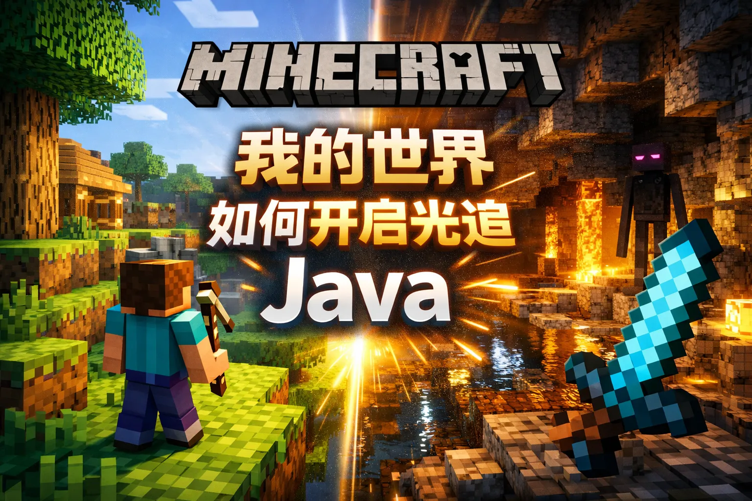 我的世界如何开启光追java