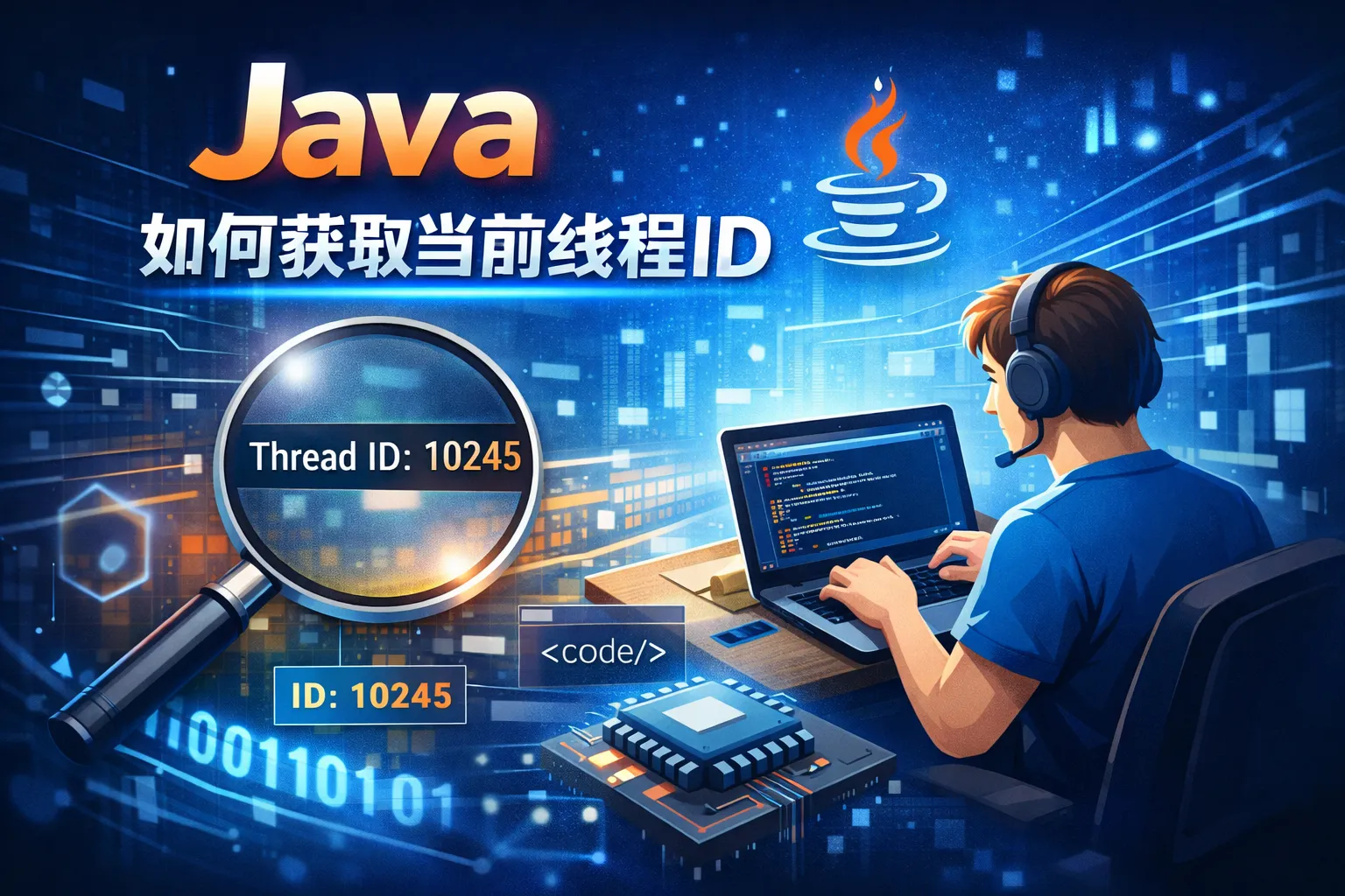java 如何获取当前线程id