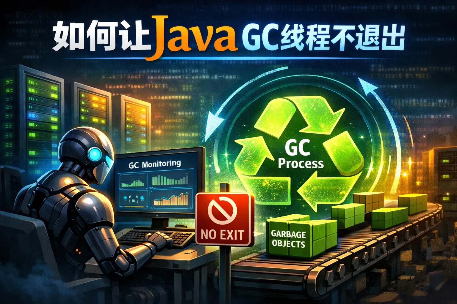 如何让java gc线程不退出