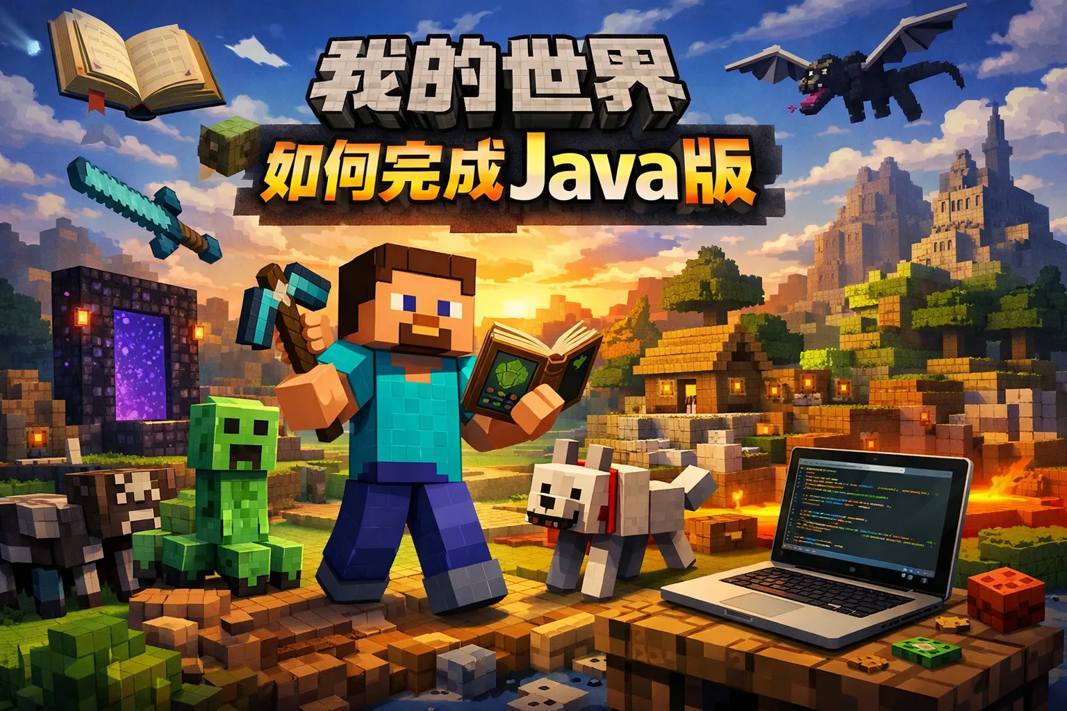 我的世界如何完成java版