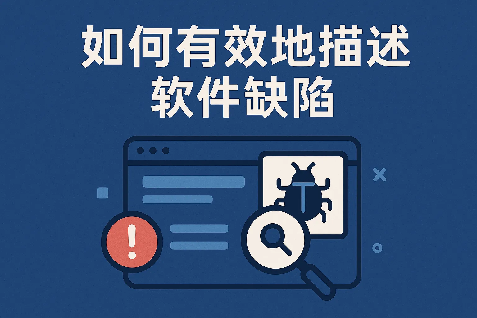 如何有效的描述软件缺陷