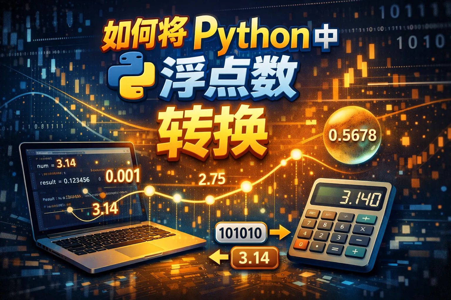如何将python中浮点数