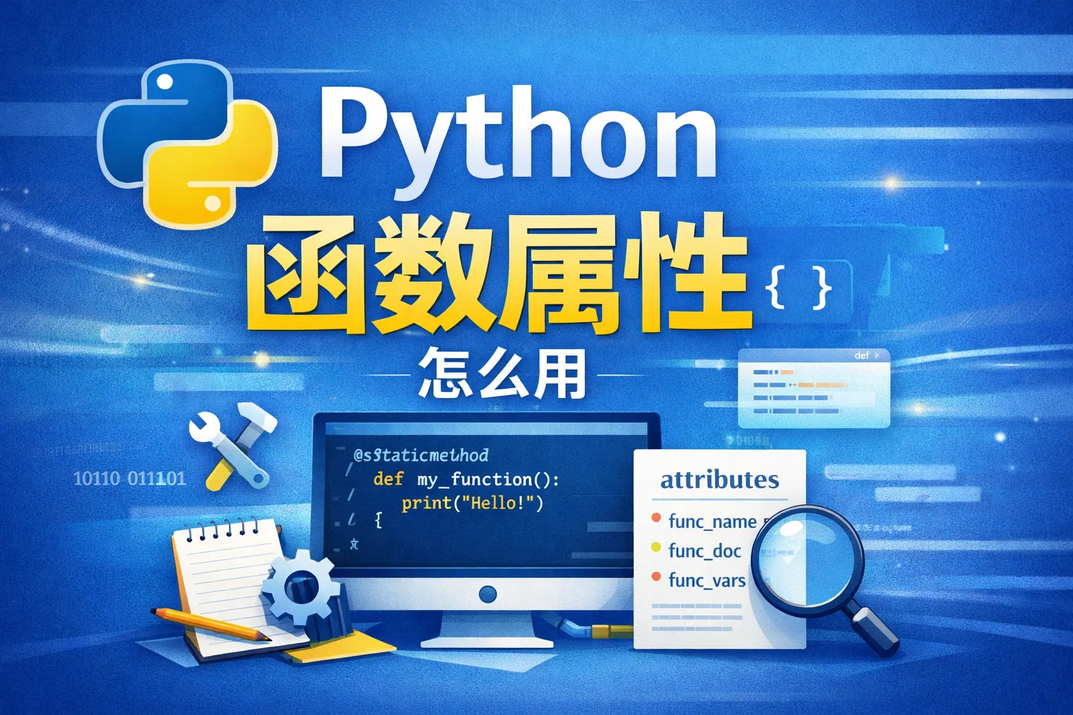 python函数属性怎么用