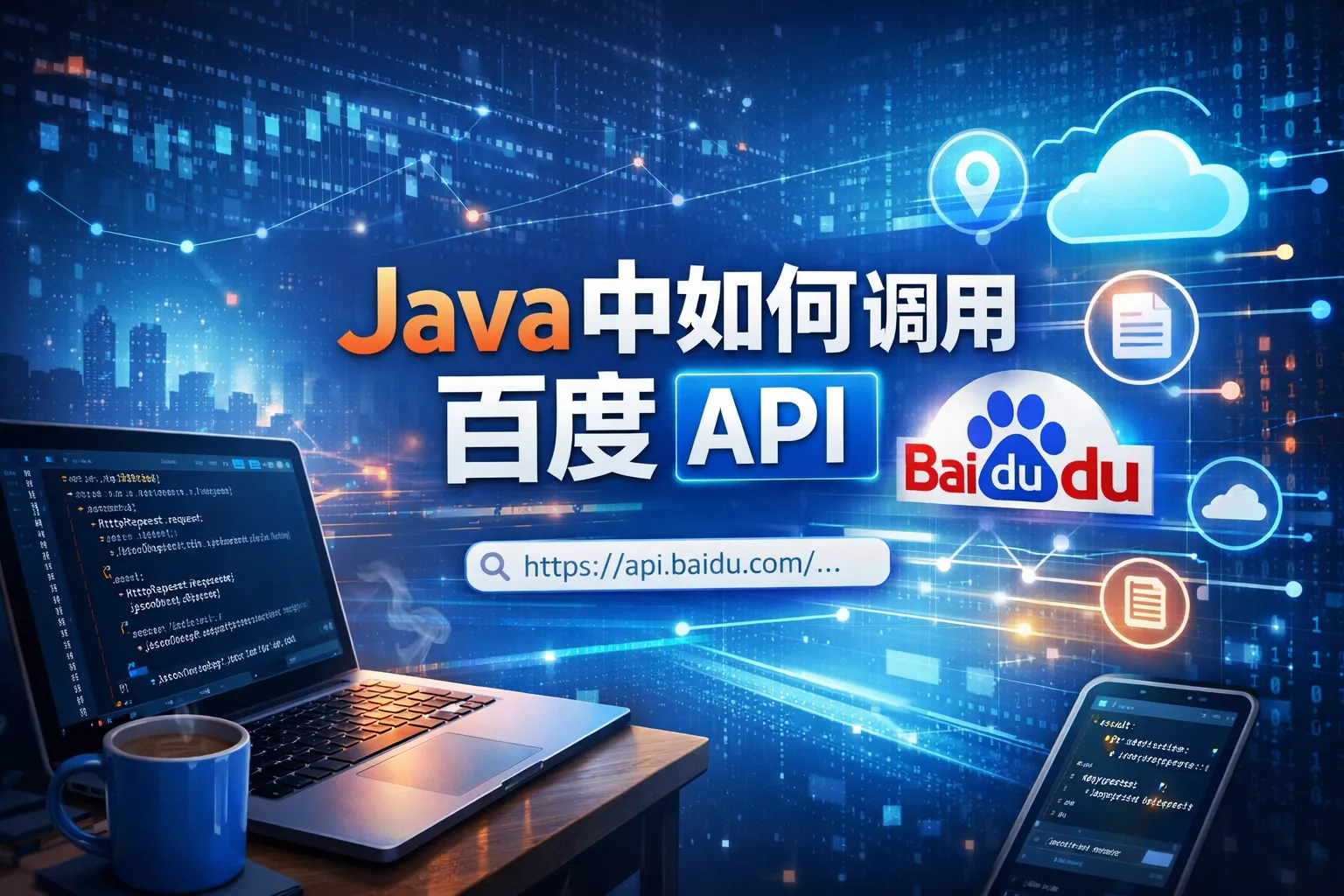 java中如何调用百度api