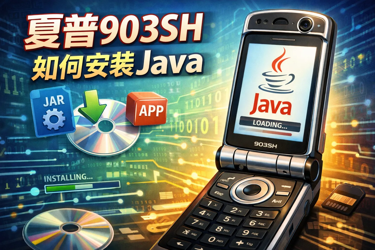 夏普903sh如何安装java
