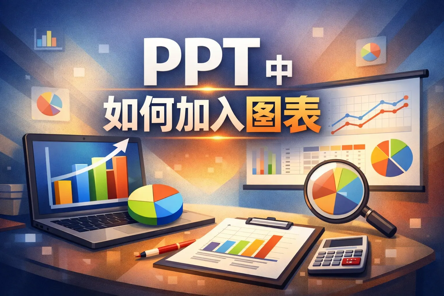 ppt中如何加入图表