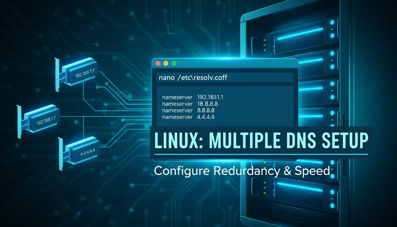 linux如何配置多个DNS