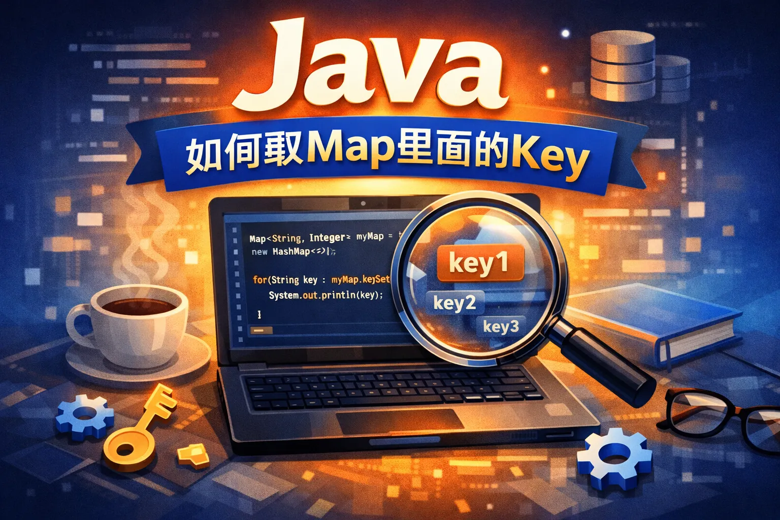 java如何取map里面的key