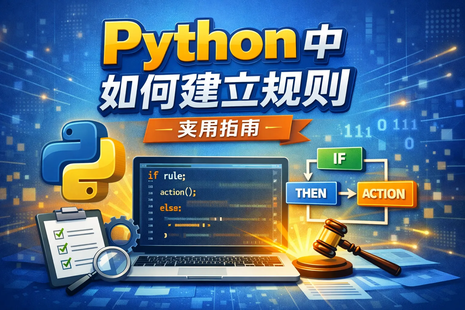 python中如何建立规则