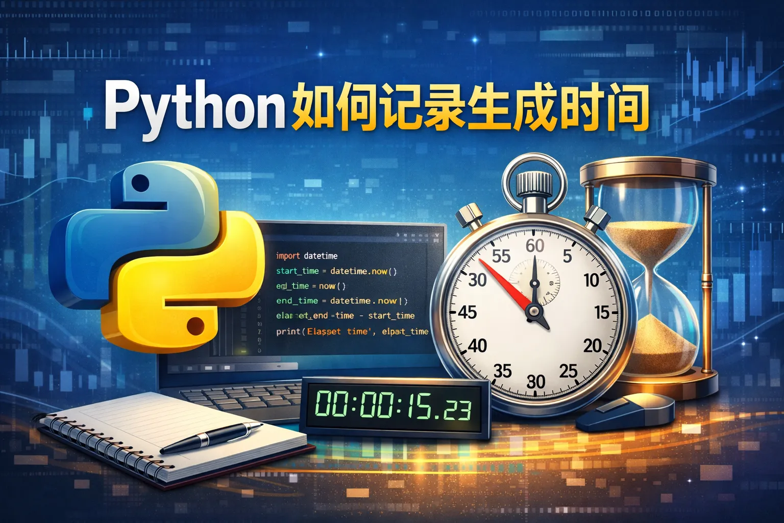 python如何记录生成时间