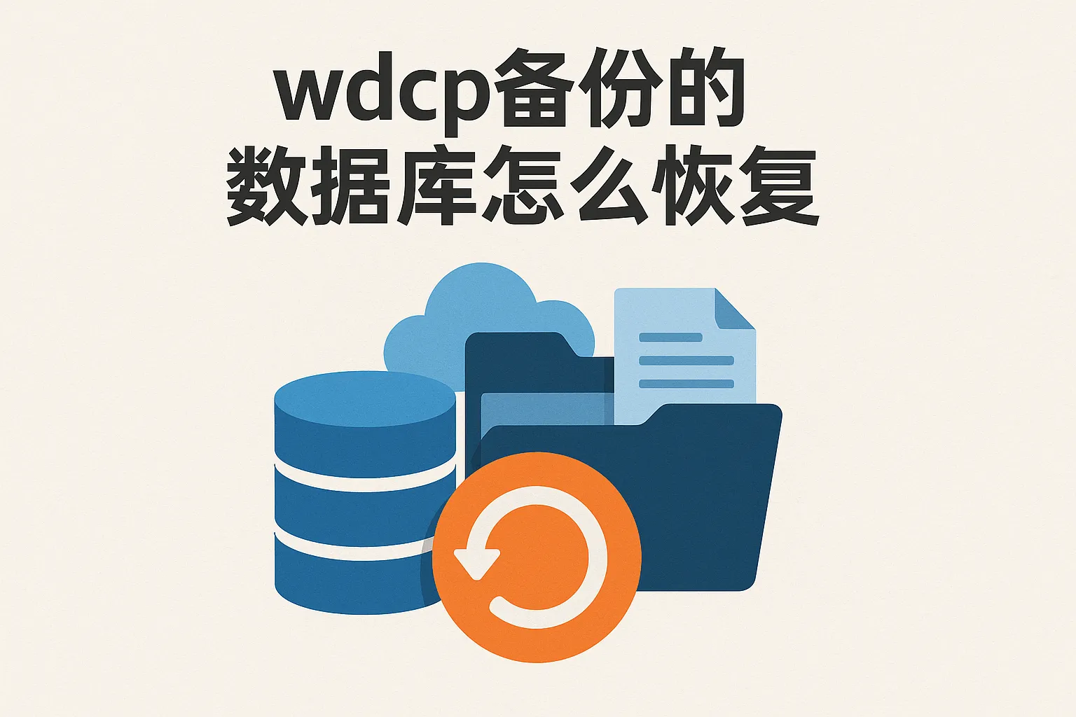 wdcp备份的数据库怎么恢复