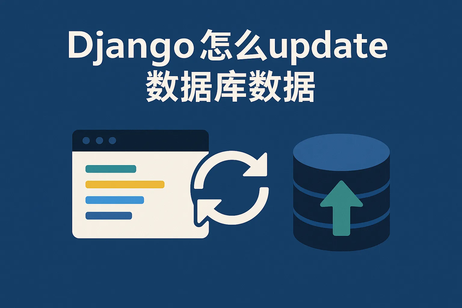 django怎么update数据库数据