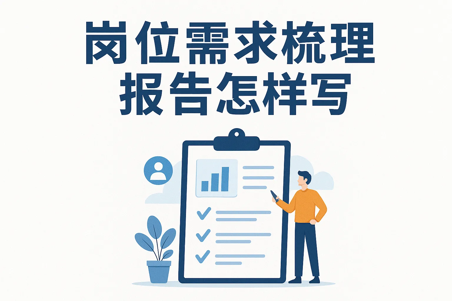 岗位需求梳理报告怎么写