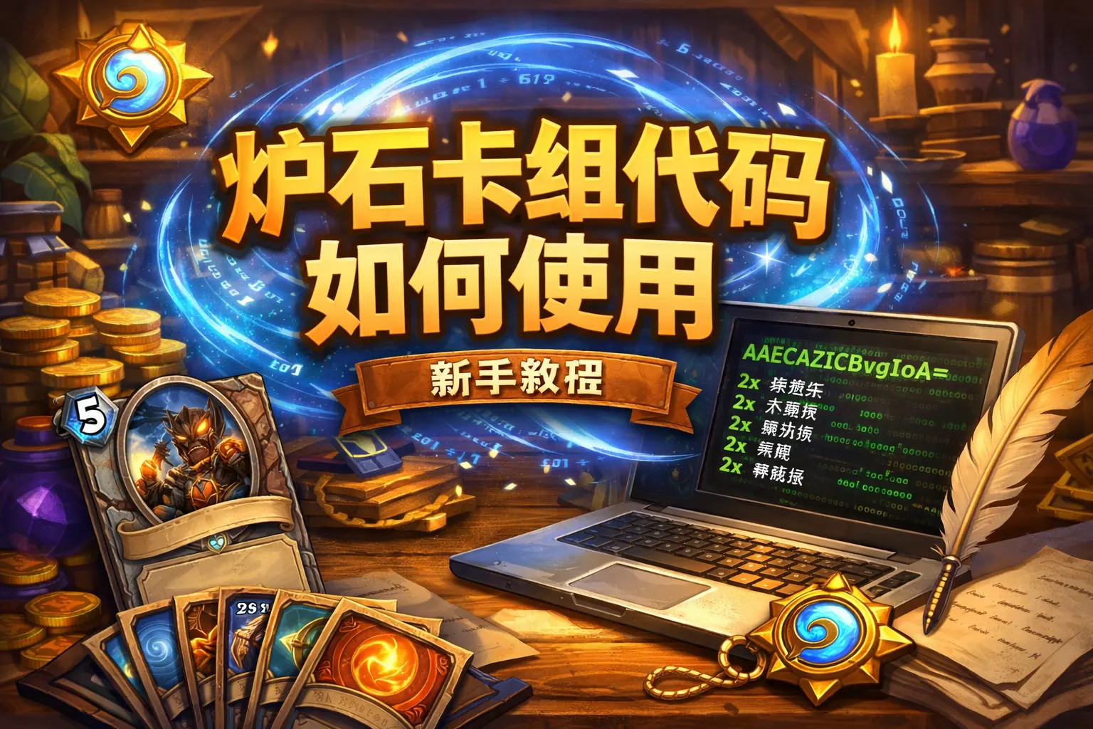 炉石卡组代码如何使用