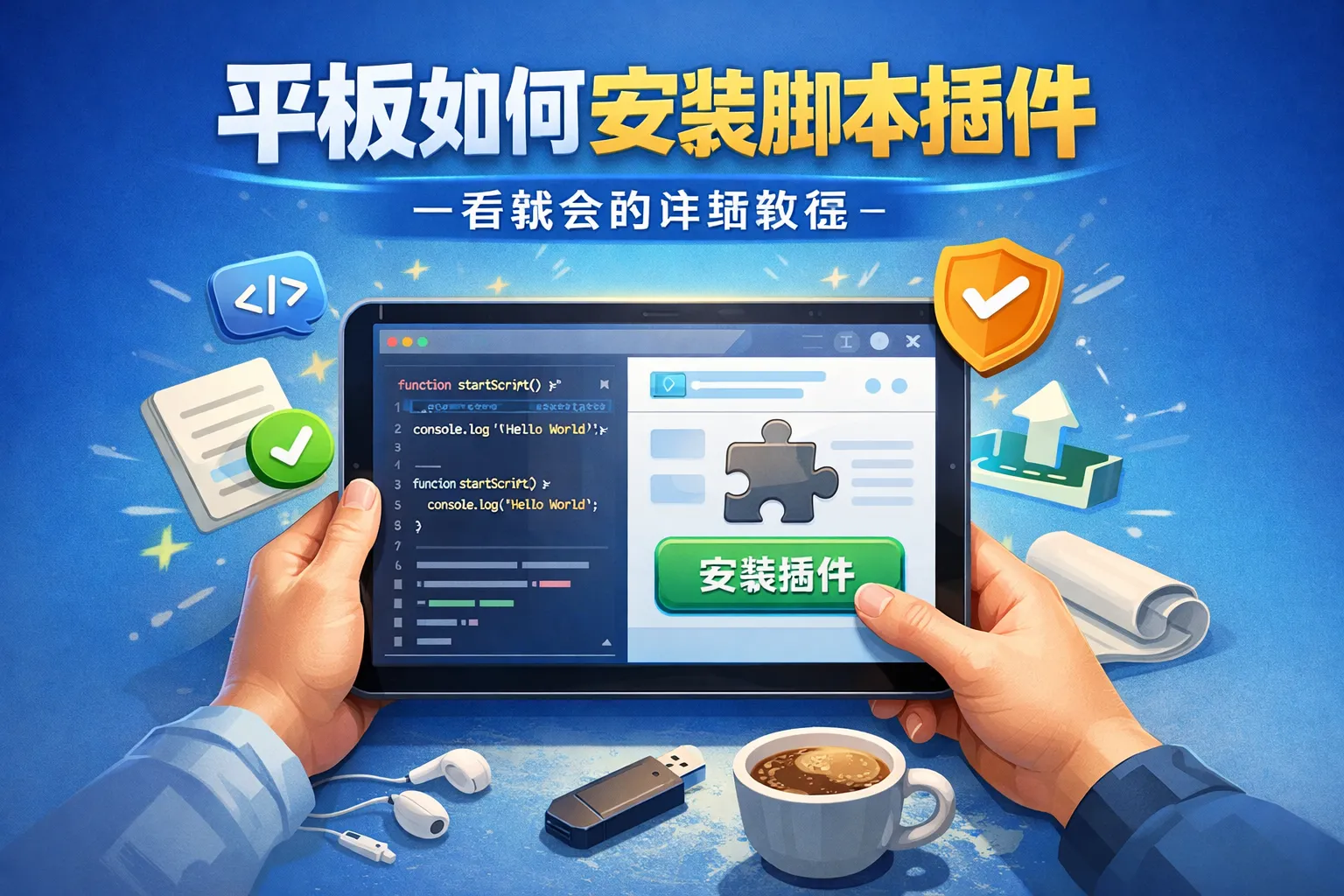 平板如何安装脚本插件