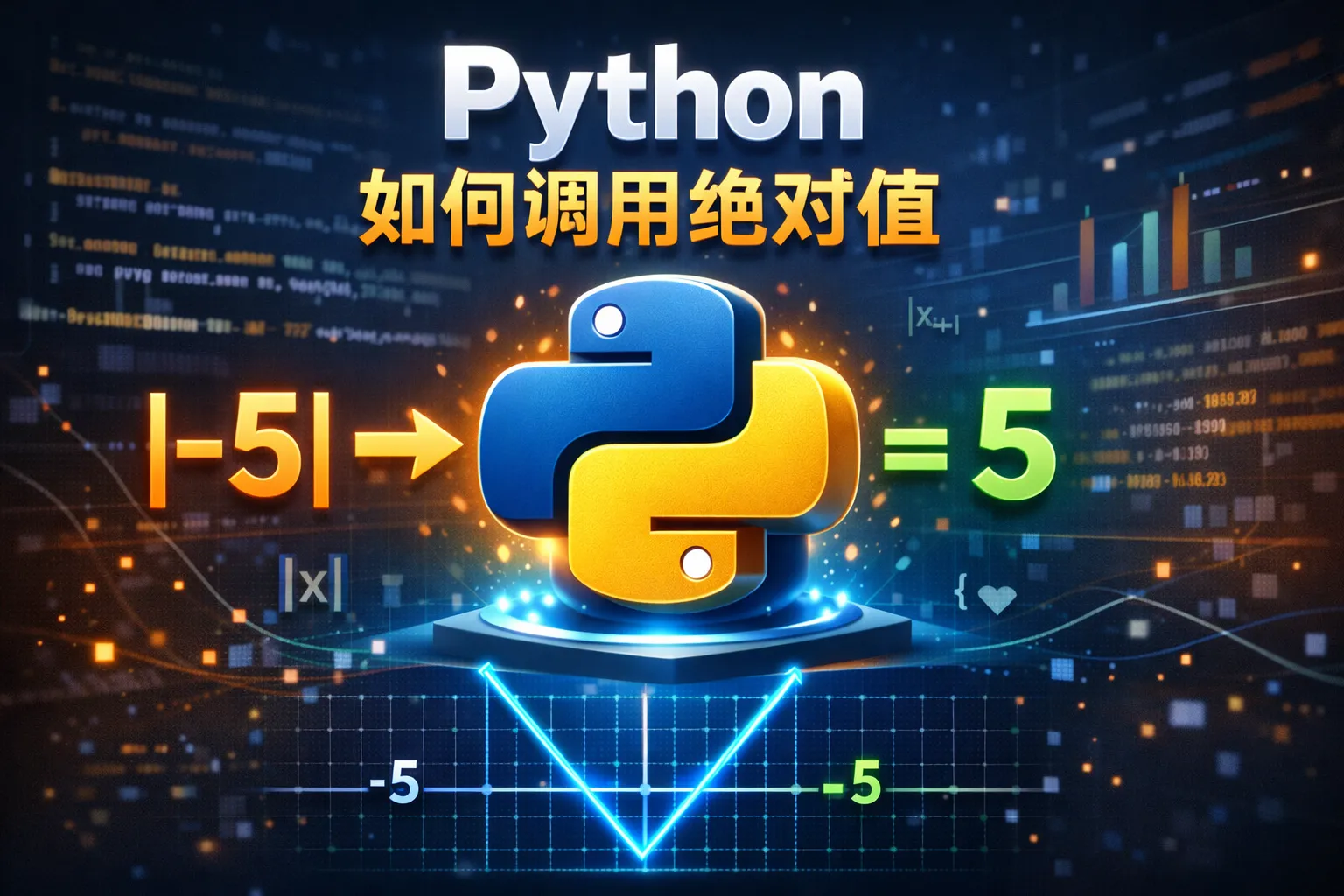 python如何调用绝对值