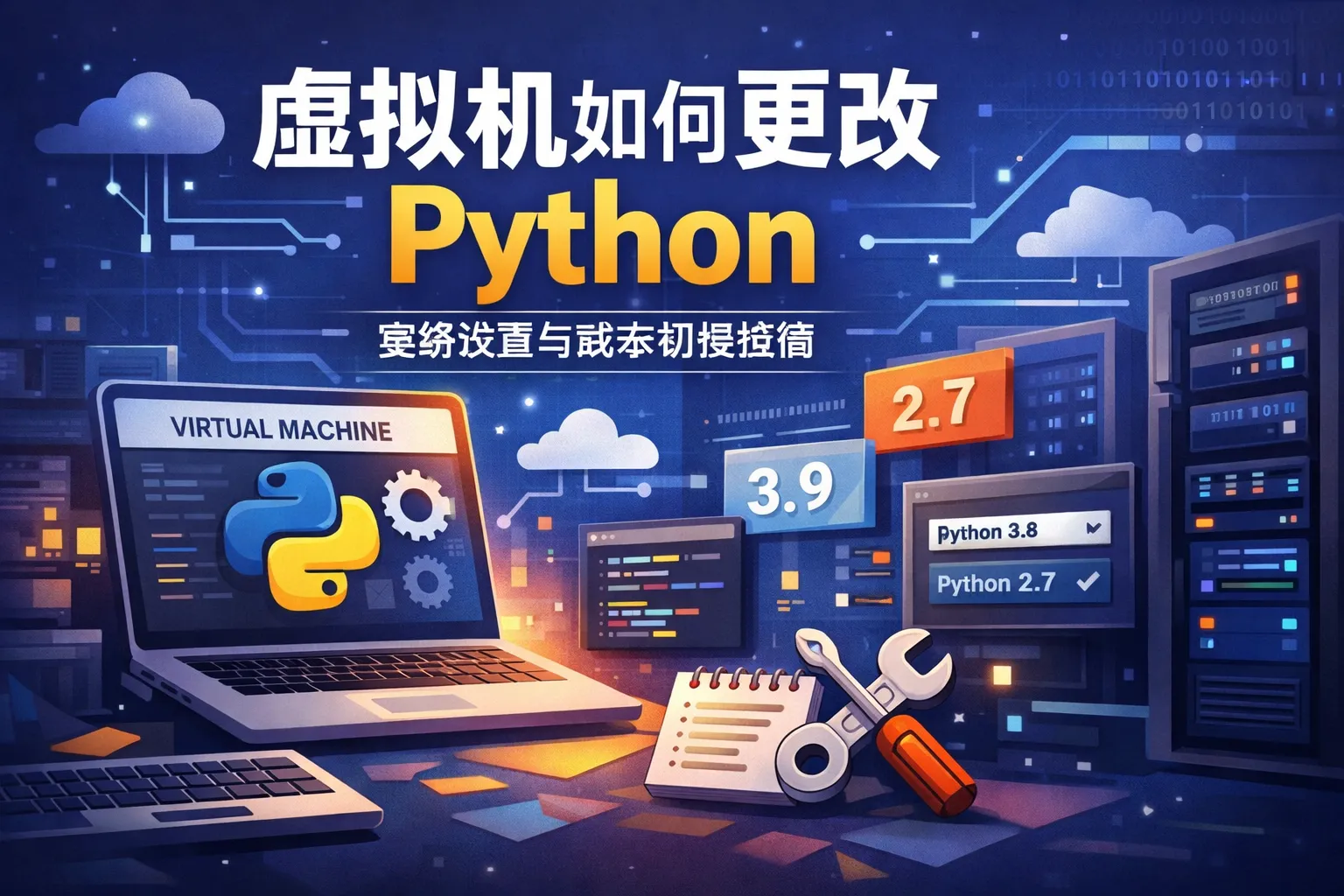 虚拟机如何更改python