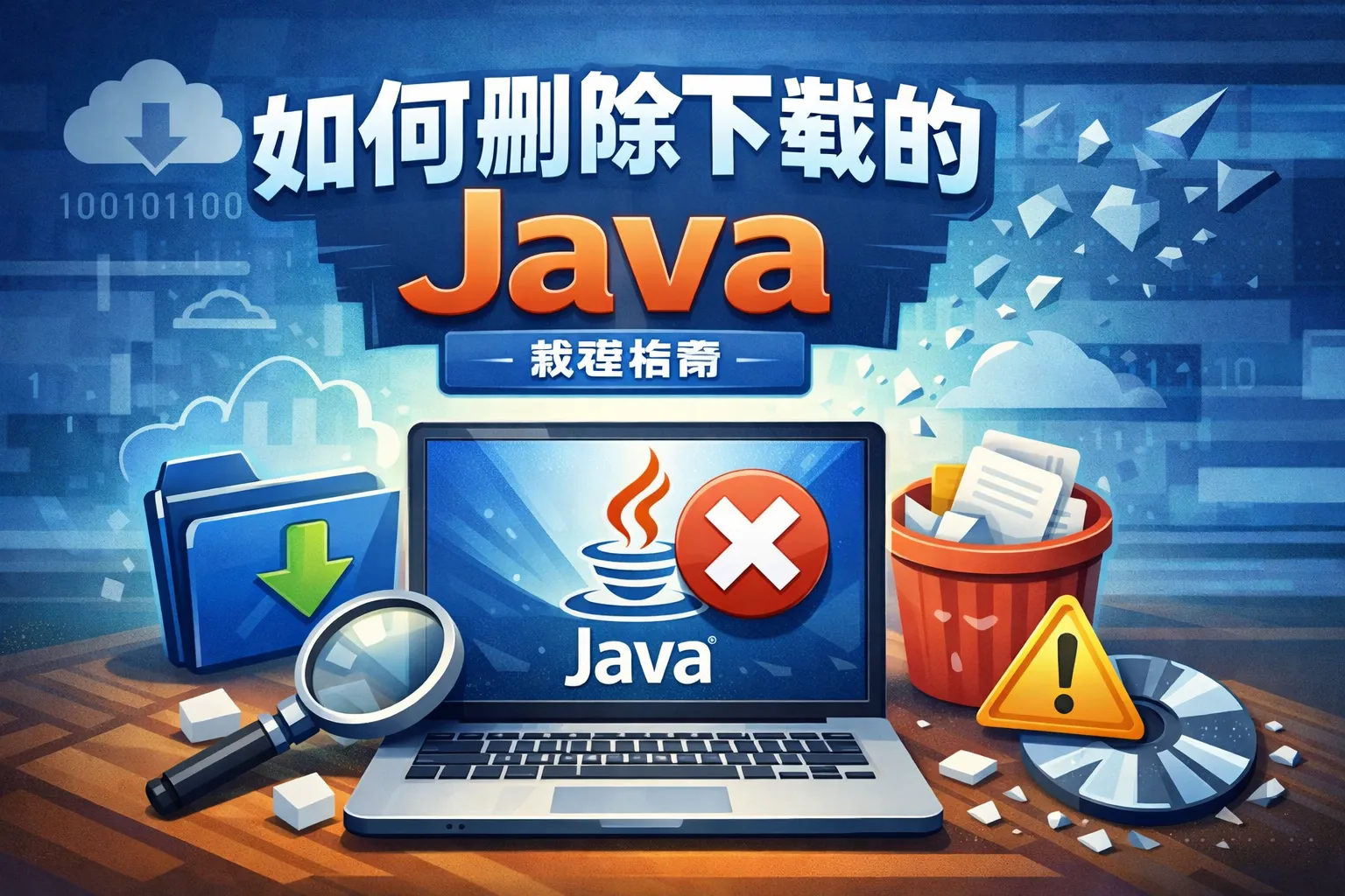 如何删除下载的java