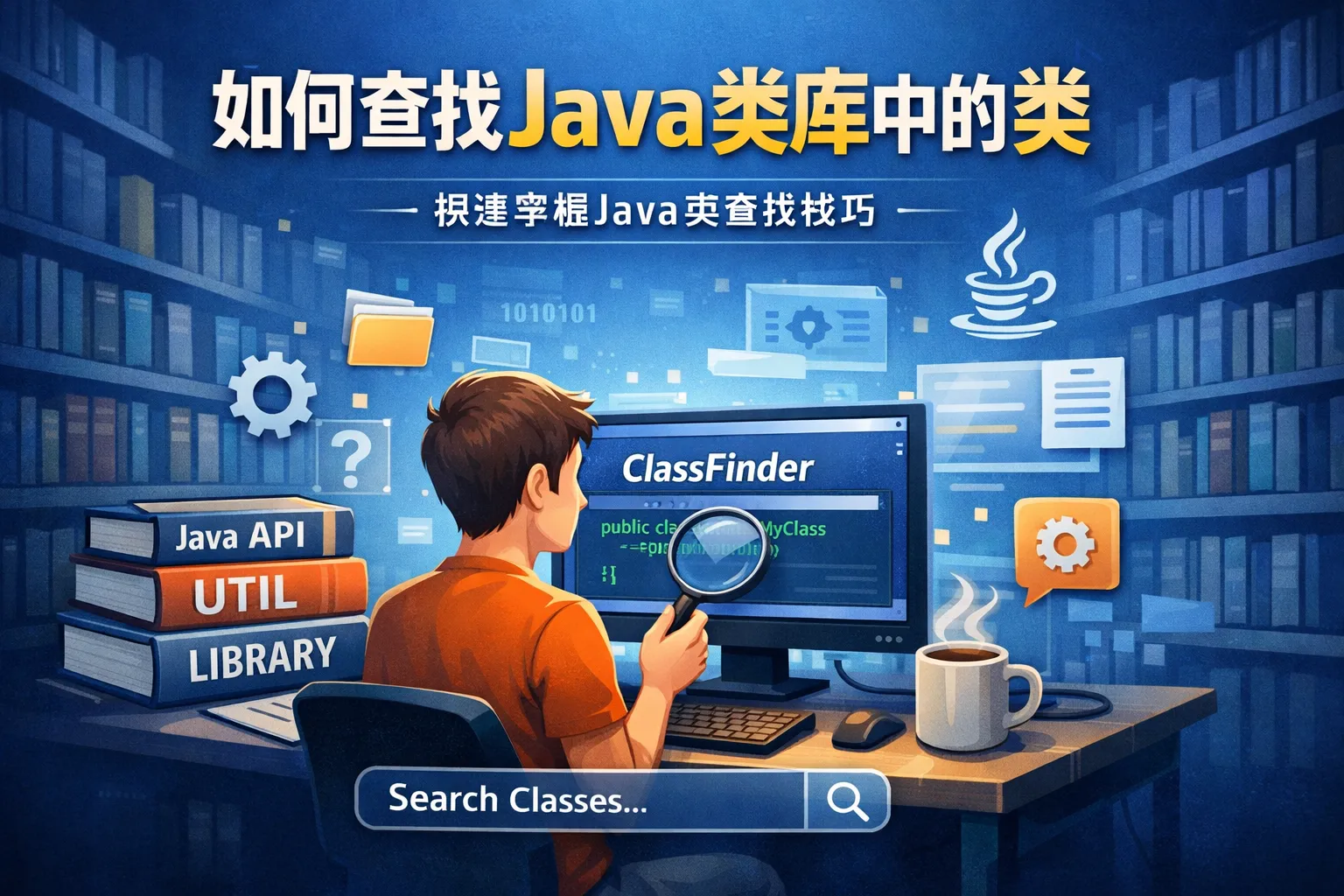 如何查找java类库中的类