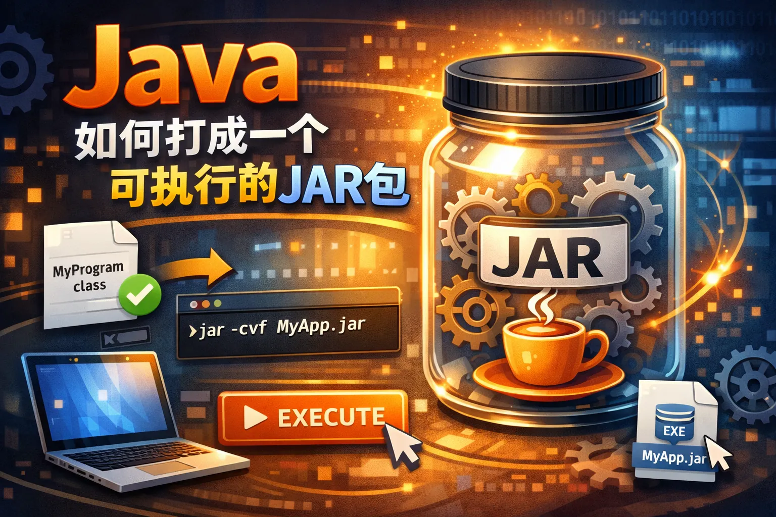 java如何打成一个可执行的jar包