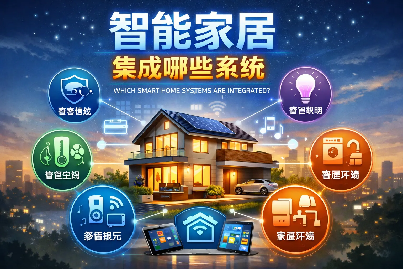 智能家居集成哪些系统