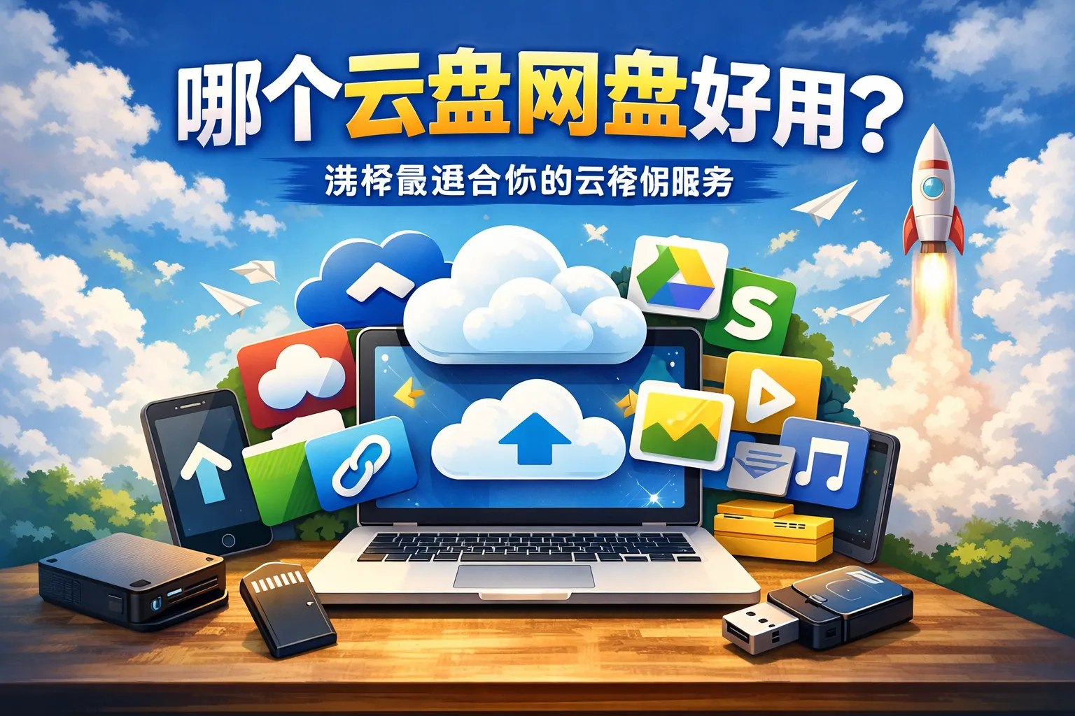哪个云盘网盘好用