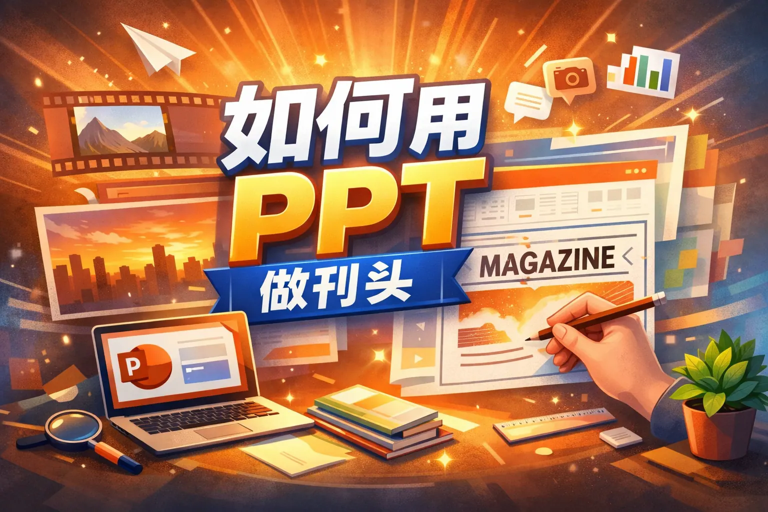 如何用ppt做刊头