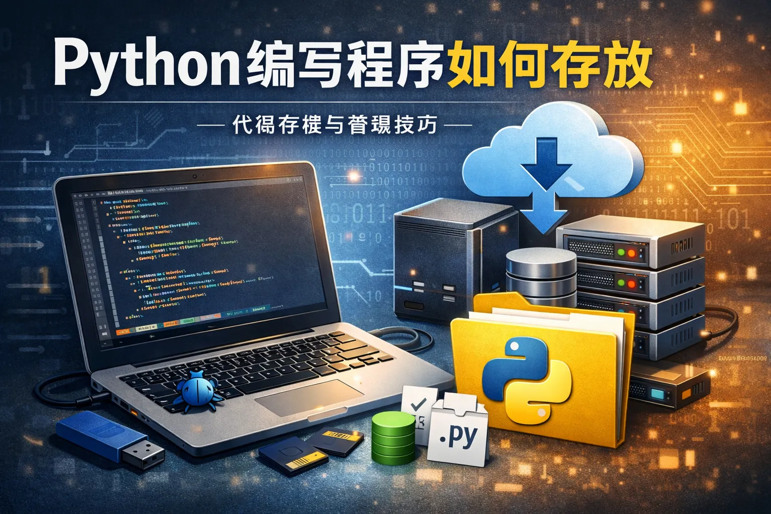 Python编写程序如何存放
