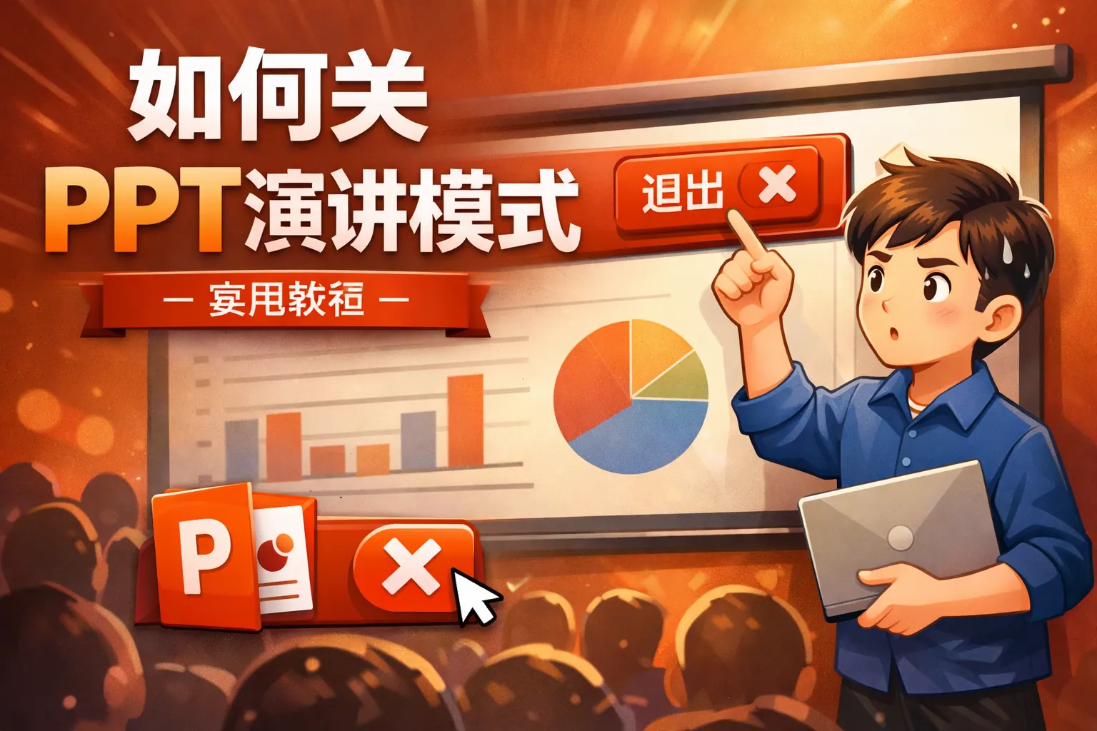 如何关ppt演讲模式