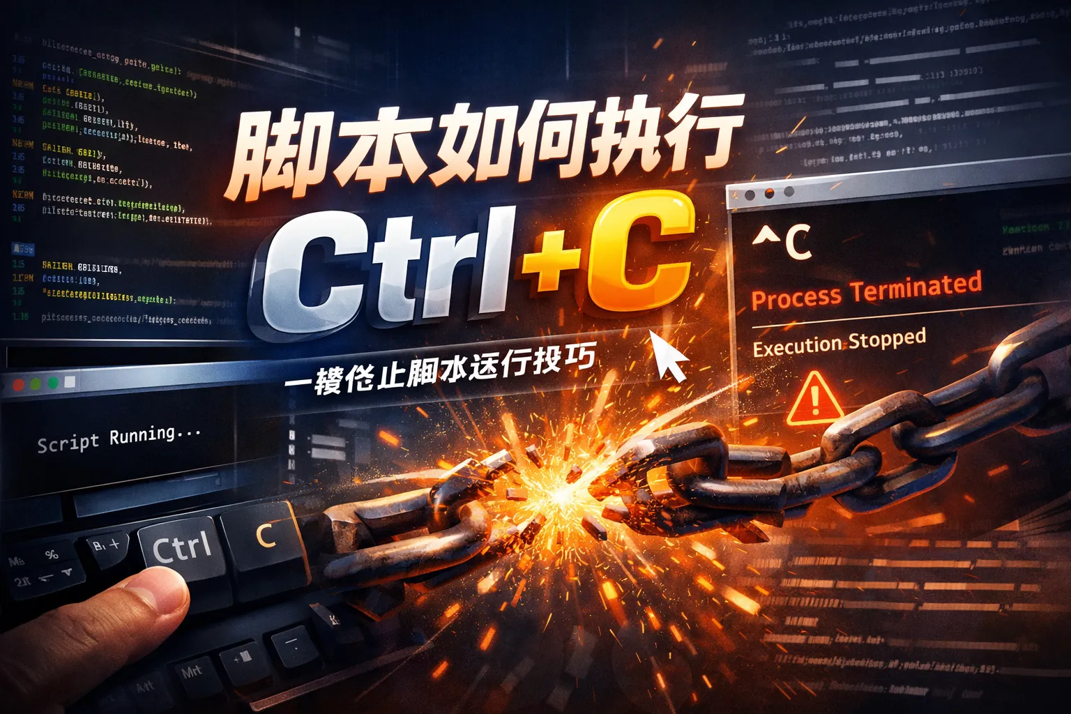脚本如何执行ctrlc