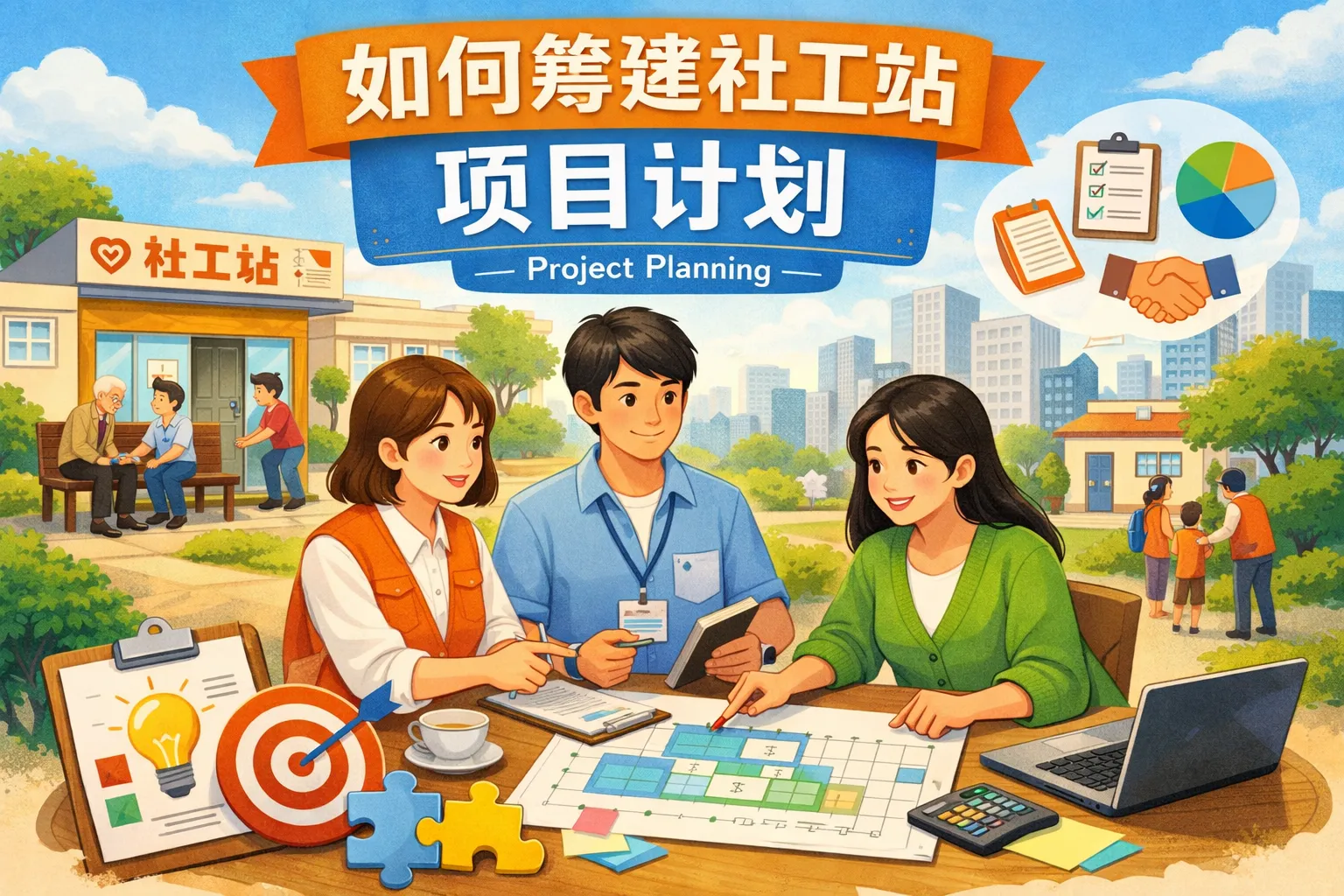 如何筹建社工站项目计划