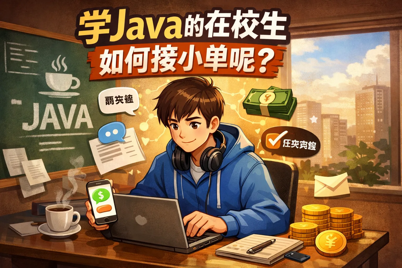 学java的在校生如何接小单呢